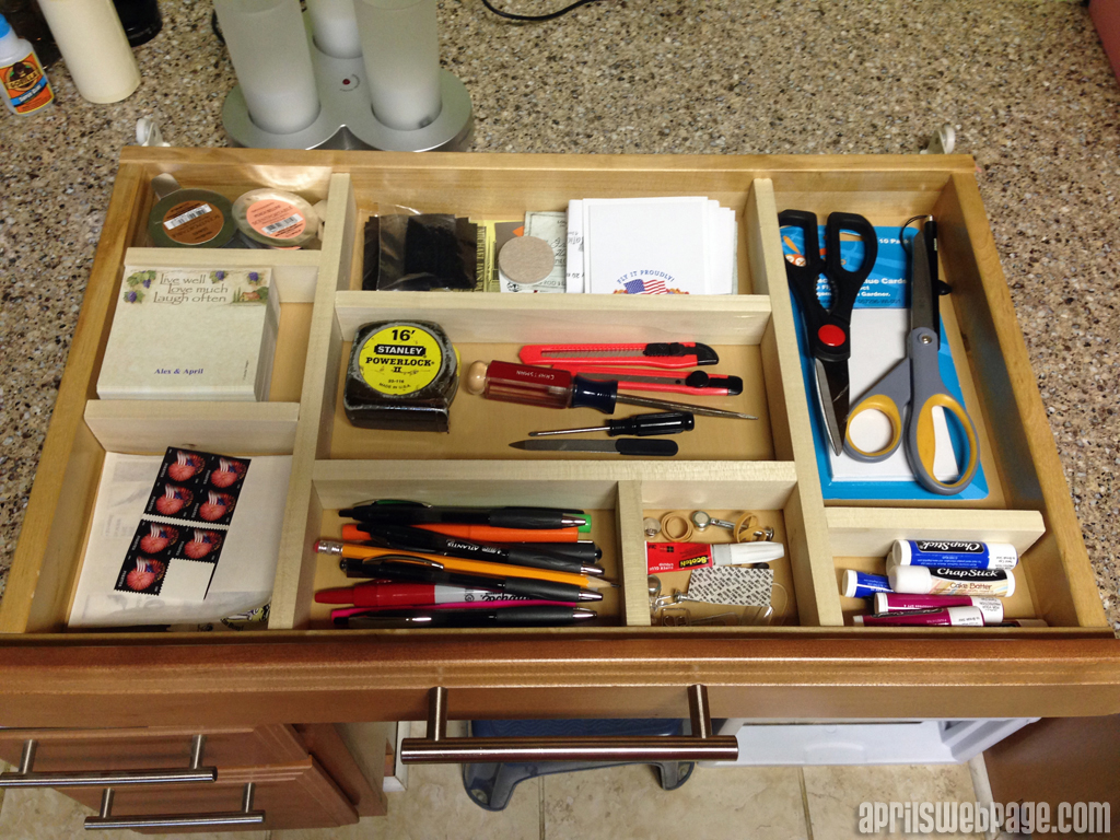 DIY Junk Drawer Organizer Ana White